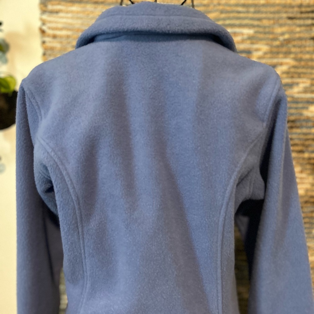 Columbia Soft Blue Full-Zip Fleece - Picture 7 of 11